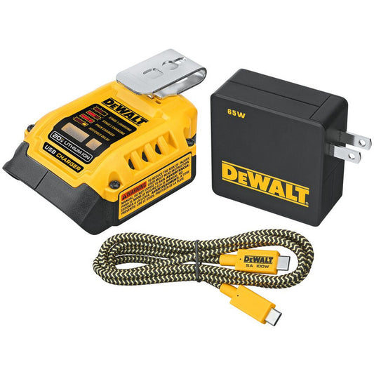 DEWALT DCB094K, 20V MAX Charger and USBC Adaptor Kit