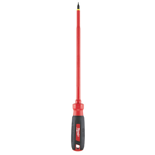 Milwaukee 48-22-2233, 3/16" Cabinet - 8" 1000V Insulated Screwdriver