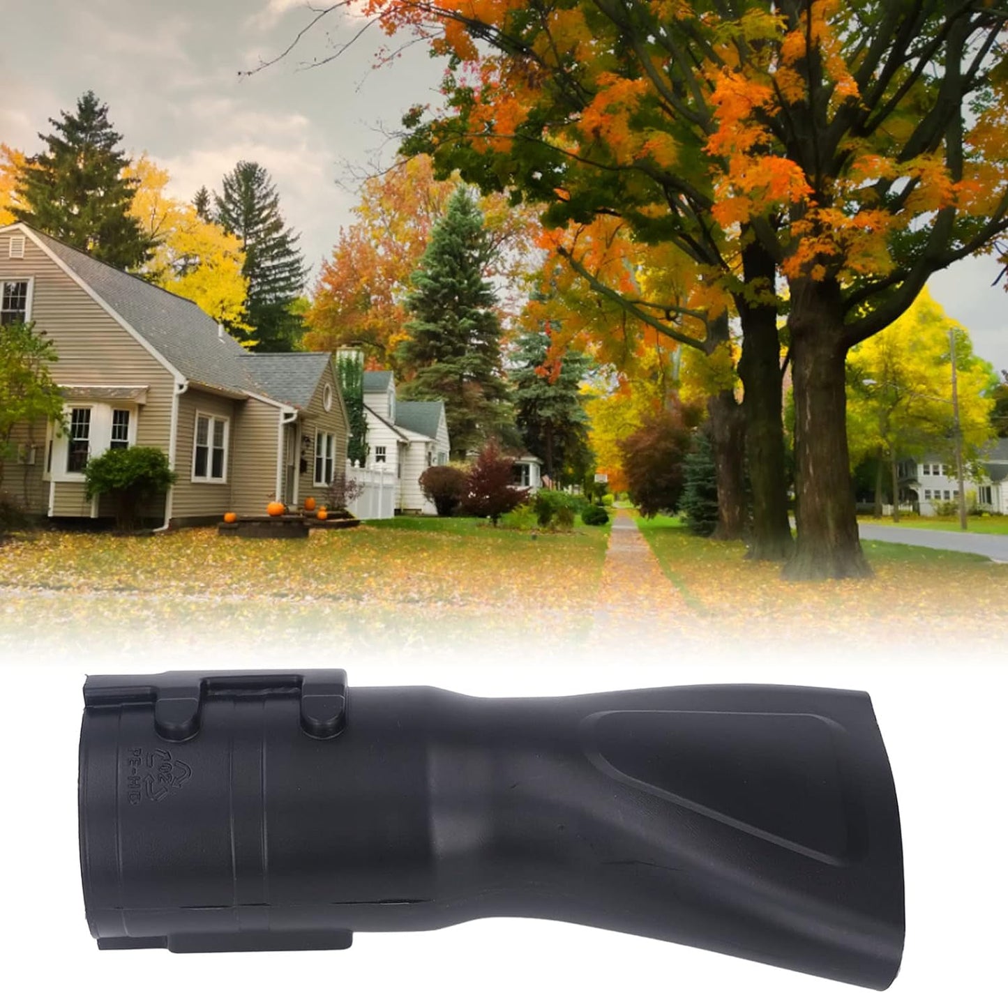 Makita 197889-6, 1 Click Installation Efficient Blower Flat End Nozzle for Wet Leaves