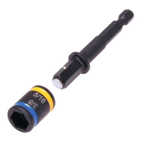 Malco MSHLC1, 2-5/8" C-RHEX Cleanable, Reversible Magnetic Hex Drivers (5/16″ and 3/8″)