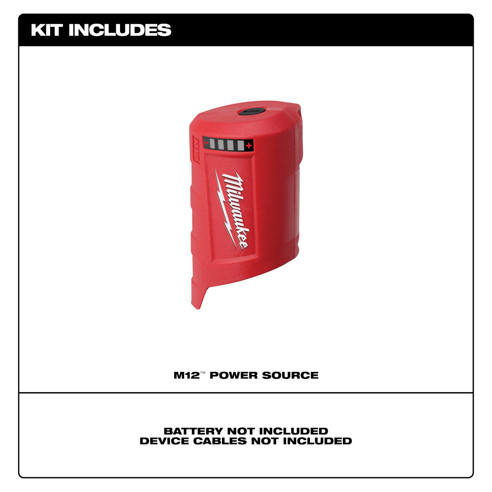 Milwaukee 49-24-2310, M12 Power Source Battery Adapter