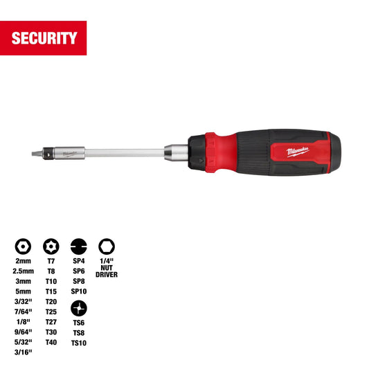 Milwaukee 48-22-2912, 27-in-1 Ratcheting Security Multi-Bit Screwdriver