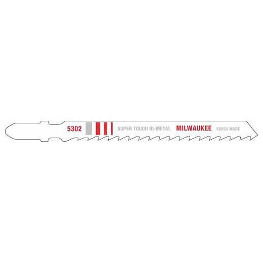 Milwaukee 48-42-5302, 4" 6 TPI Bi-metal Jig Saw Blade (5/pkg)