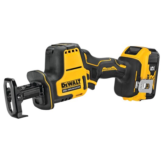 DEWALT DCS369P1, Atomic 20V MAX Cordless Brushless One-Handed Reciprocating Saw Kit