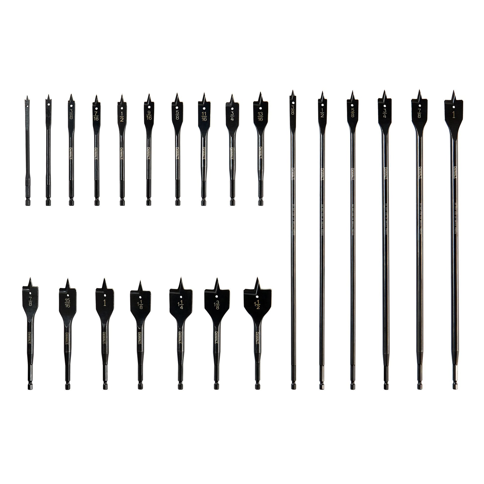 DEWALT DW1572, 3/8'' x 6'' Heavy Duty Spade Bit