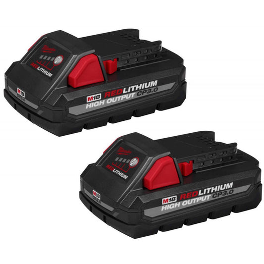 Milwaukee 48-11-1837, M18 HIGH OUTPUT CP3.0 BATTERY 2PK