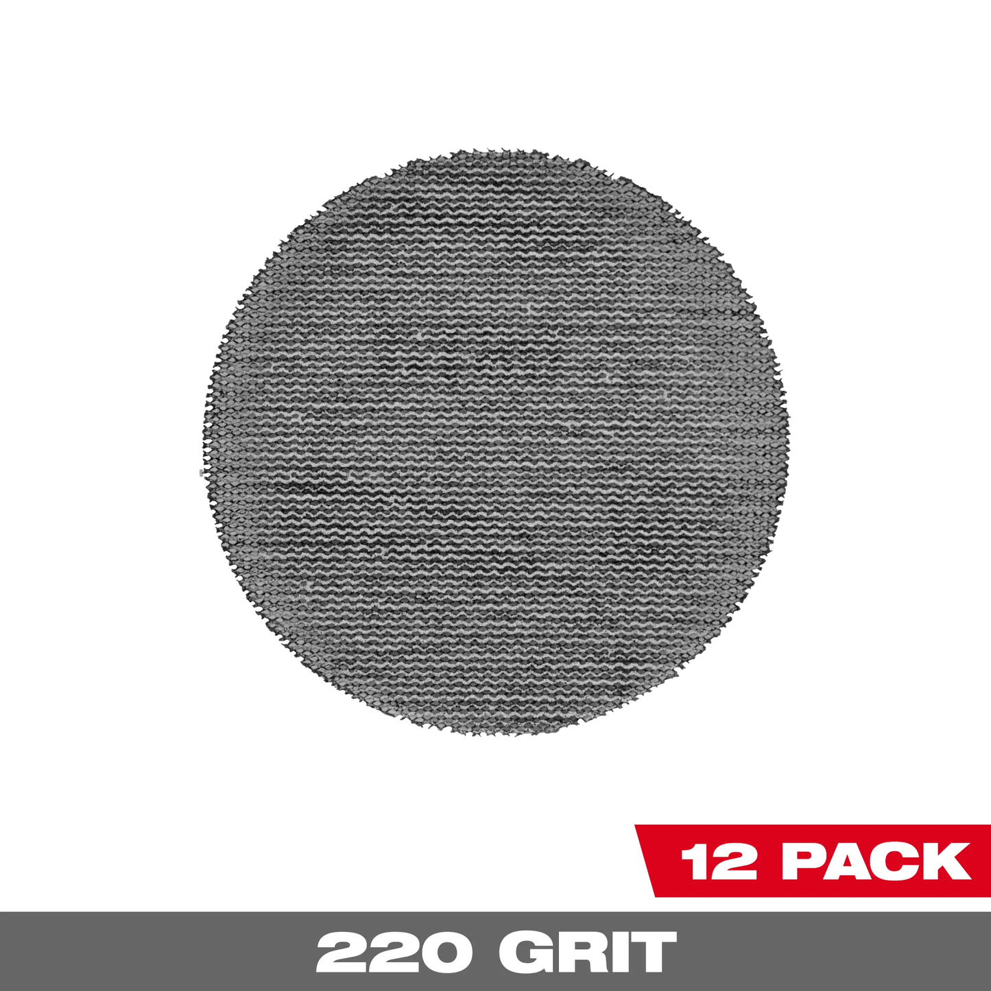 Milwaukee 48-80-6220, 3” 220 Grit Mesh Sanding Discs with POWERGRID™ Tear Resistant Mesh – 12 pk + Pad Saver