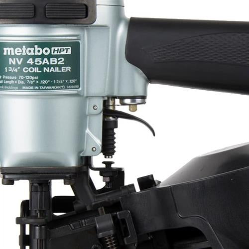 Metabo HPT NV45AB2, 1-3/4'' Coil Roofing Nailer