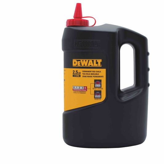 DEWALT DWHT72716, 2.5 lbs Chalk - Red Permanent