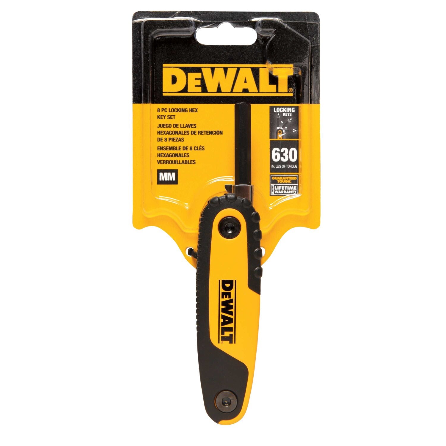 DEWALT DWHT70263M, Folding Locking Hex Key Set (Metric)