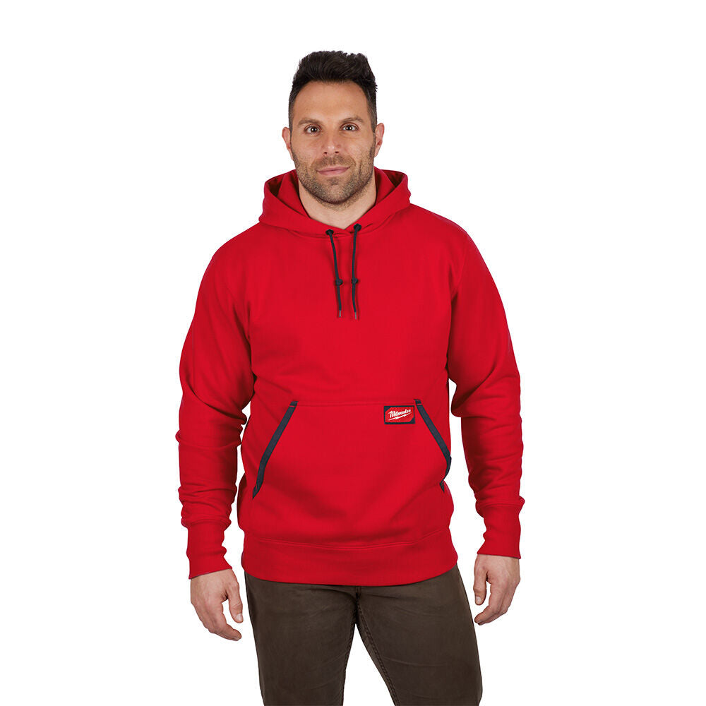 Milwaukee 350R-XL, HD PULLOVER HOODIE - RED XL (Discontinued)