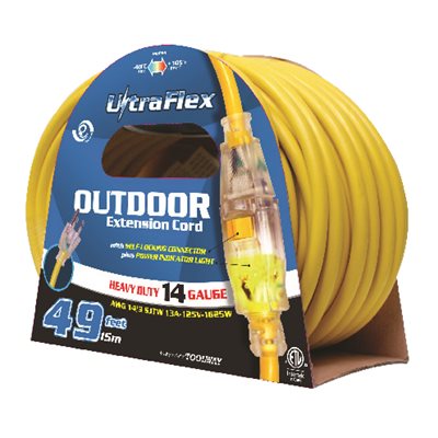 Toolway 140054, Extension Cord 15m/50' SJTW 14/3 1-OUTLET