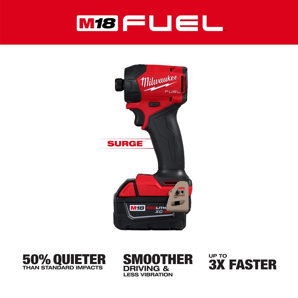 Milwaukee 2761-22, M18 FUEL™ SURGE™ 1/4" Hex Hydraulic Driver Kit