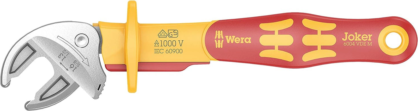 Wera 05020152001, 6004 Joker 13-16 mm Insulated Self Setting Spanner Wrench