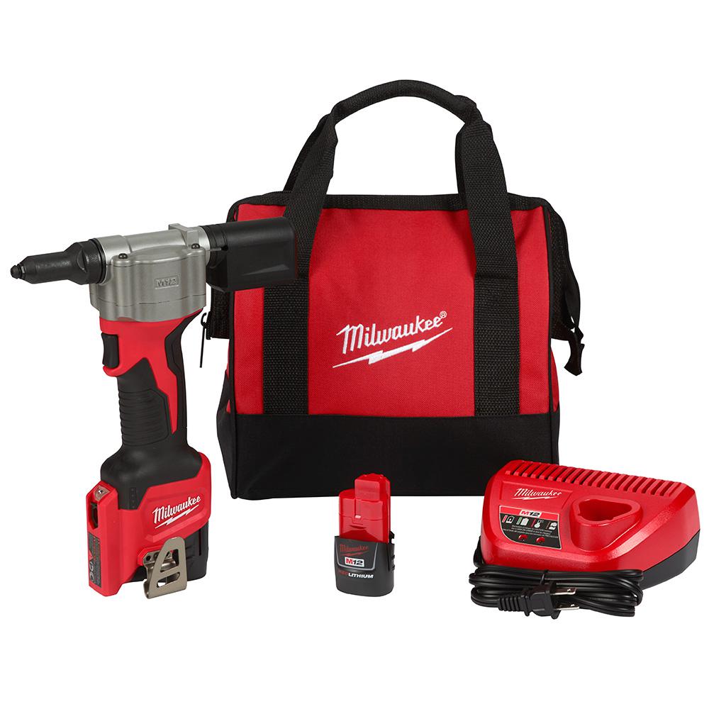 Milwaukee 2550-22, M12 Rivet Tool Kit