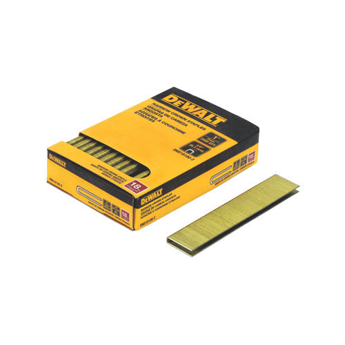 DEWALT DNS18100-2, 18 Gauge 1/4'' Crown 1'' Staples 2,500 Quantity