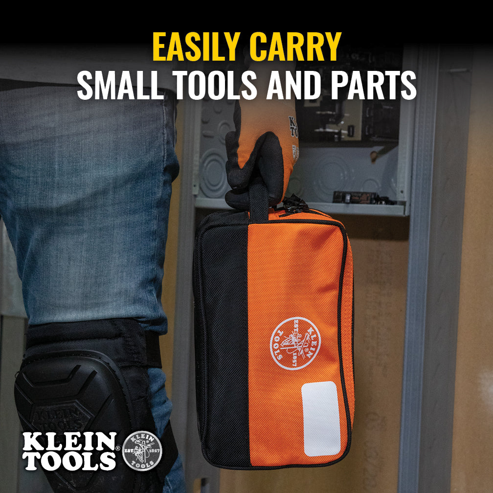 Klein Tools 55582, Double Zipper Bag, 10 x 6-Inch