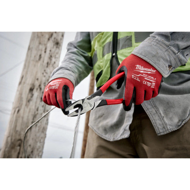 Milwaukee MT500, 9" Linesmans Dipped Grip Pliers - USA
