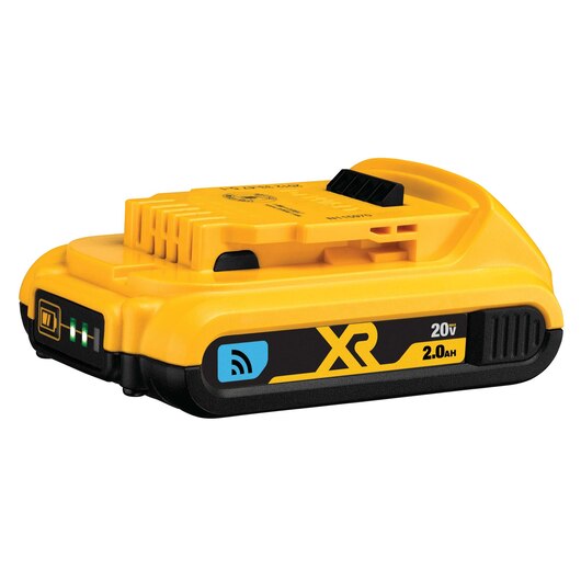 DEWALT DCB203BT-2, 20V MAX Compact Battery with Bluetooth, Twin Pack (2.0 Ah)