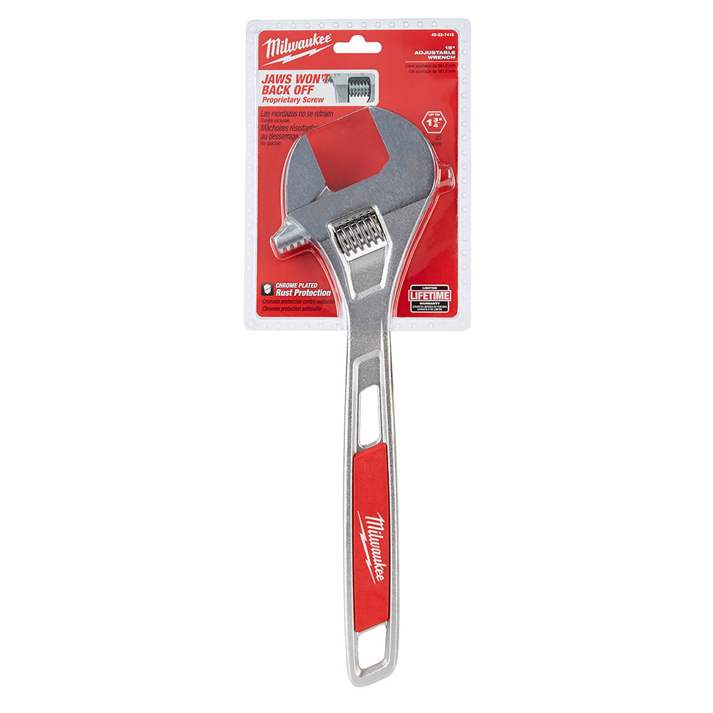 Milwaukee 48-22-7508, 8" WIDE JAW Adjustable Wrench