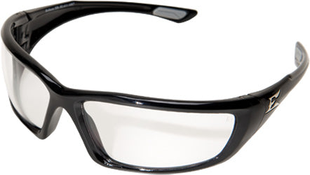 Edge Eyewear XR-XL411VS, Robson XL, Black Frame/Clear Lens (Vapor Shield)