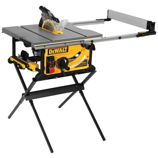 DEWALT DWE7491X, 10'' Jobsite Table Saw w/Scissor Stand