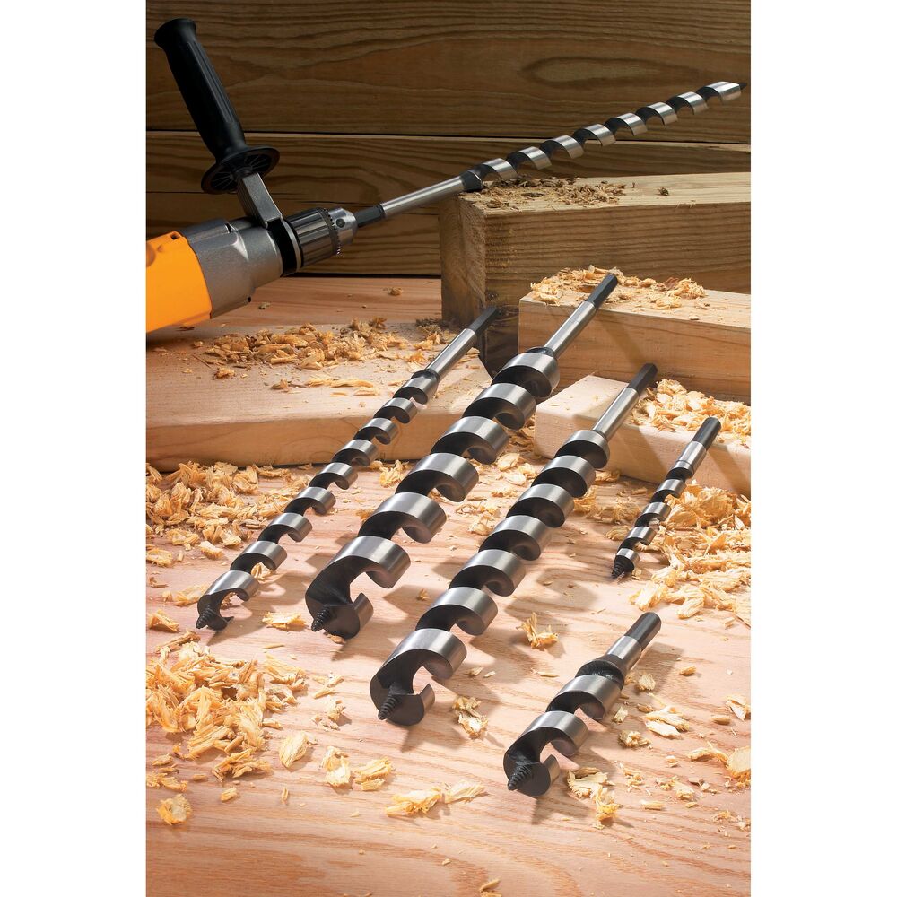 DEWALT DW1673, 1-1/8'' x 6'' Power Ship Auger Bit