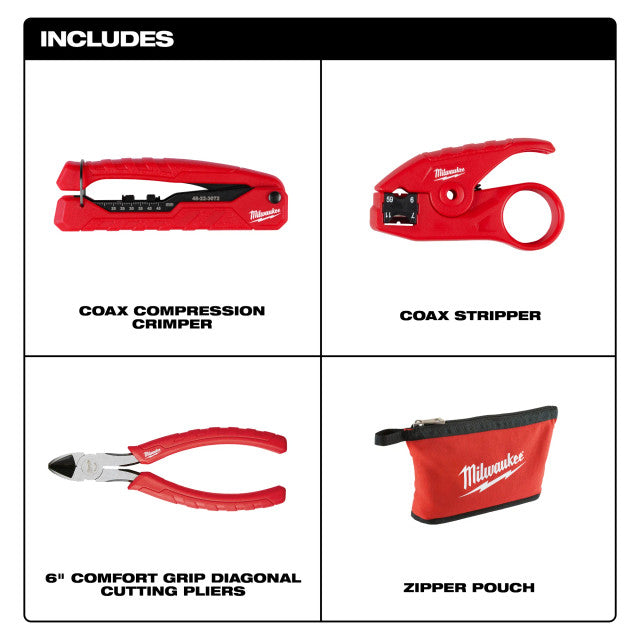 Milwaukee 48-22-8103, Coax Install Kit