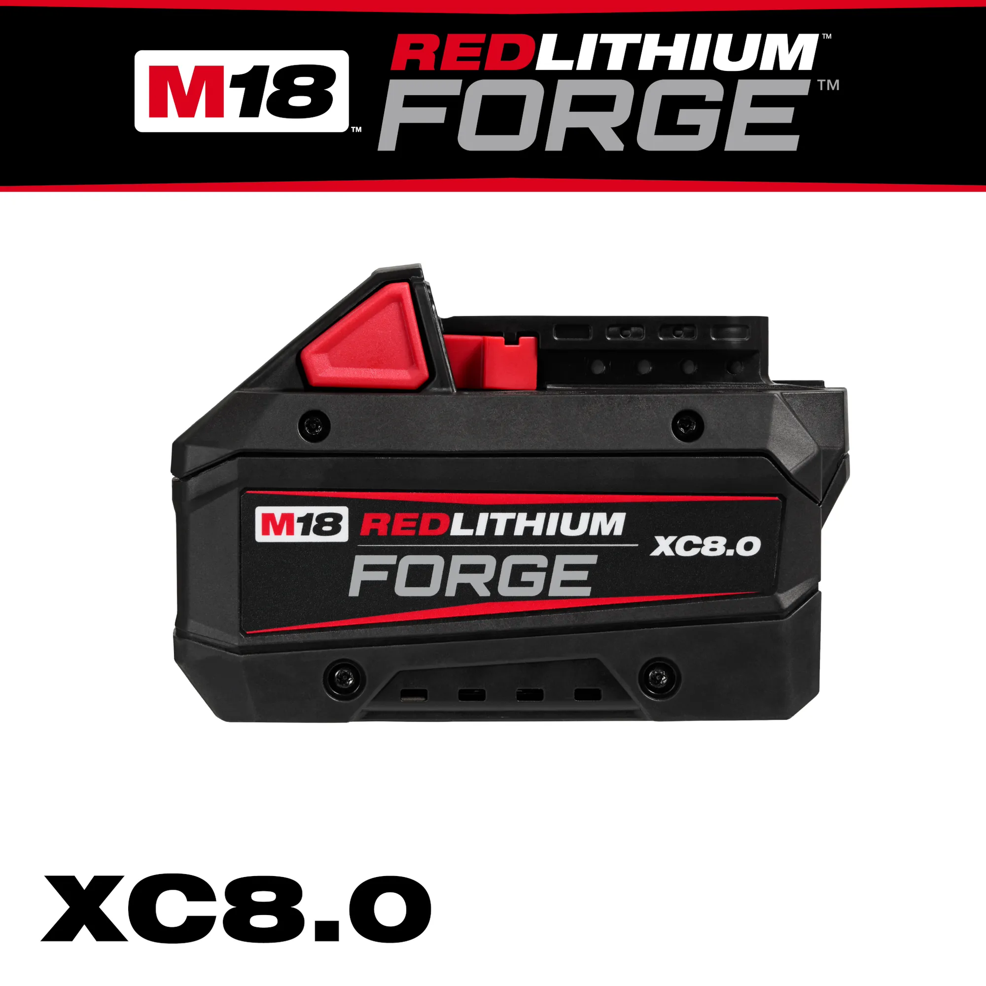 Milwaukee 48-11-1881, M18™ REDLITHIUM™ FORGE™ XC8.0 Battery Pack