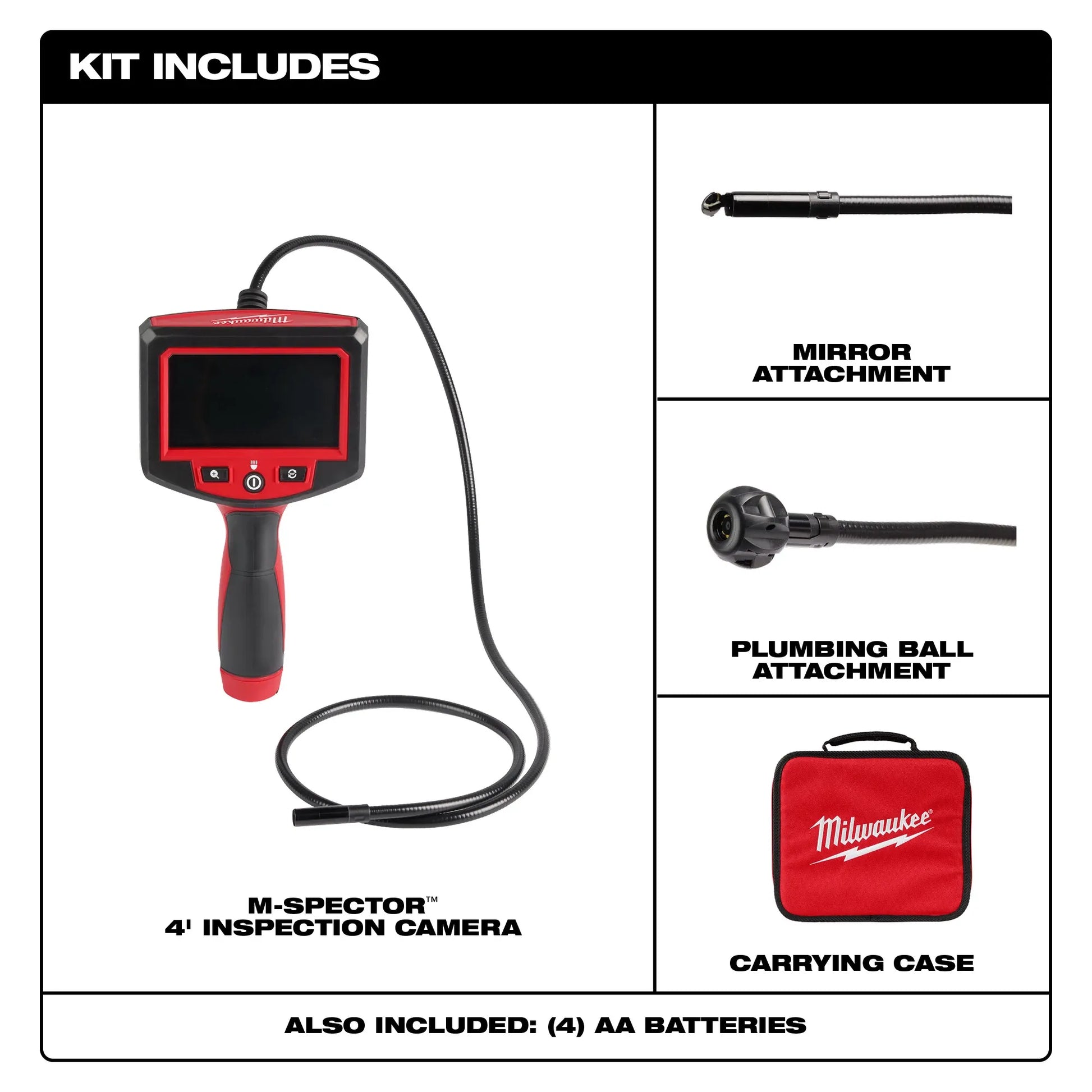 Milwaukee 2319-20, M-Spector™ 4’ Inspection Camera