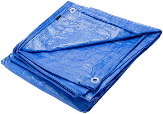 Primeline 38-1824,  8x8 Weave Blue Tarp 18 X 24