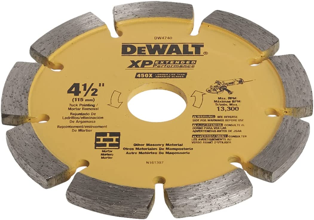 DEWALT DW4710, 4'' Tuck Point Blade