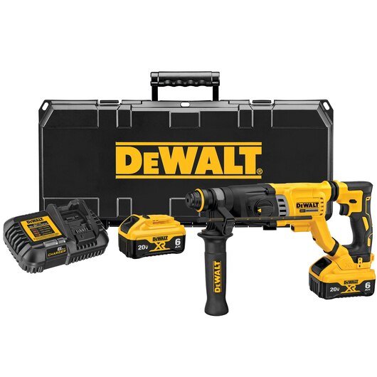 DEWALT DCH263R2, 20V MAX 1-1/8'' SDS Plus Rotary Hammer Kit