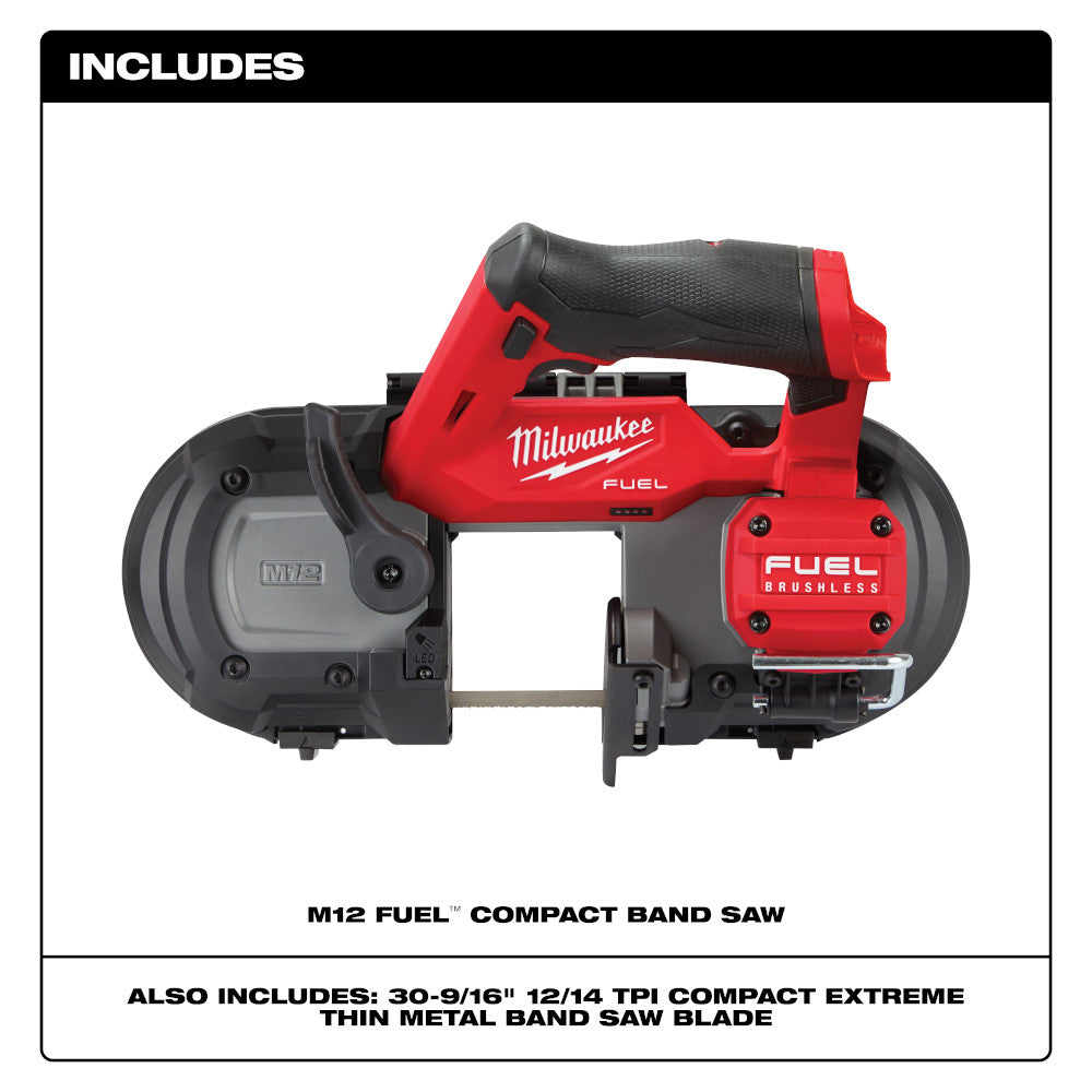 Milwaukee 2529-20, M12 FUEL Compact Band Saw (Tool Only)