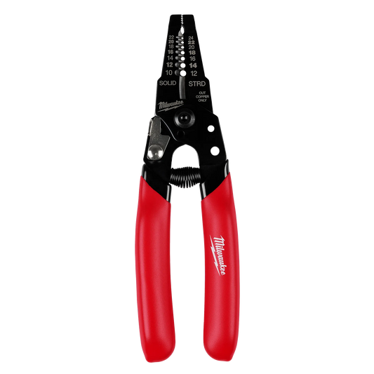 Milwaukee 48-22-3043, 10-24 AWG Compact Dipped Grip Wire Stripper & Cutter