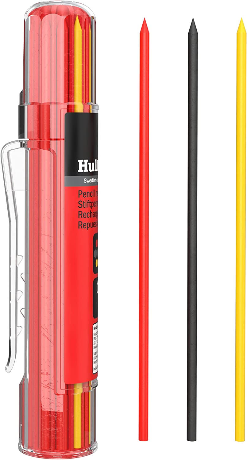 Hultafors 650120, Dry Marker Refills HRD GRY - Graphite/Red/Yellow