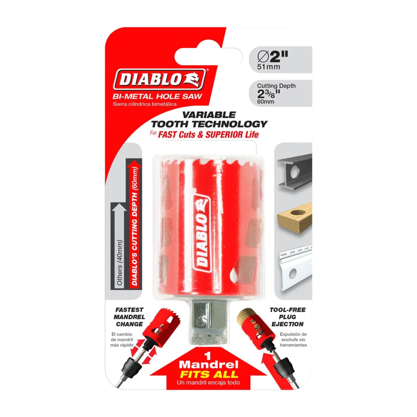 Diablo DHS2000, 2" BiM Hole Saw