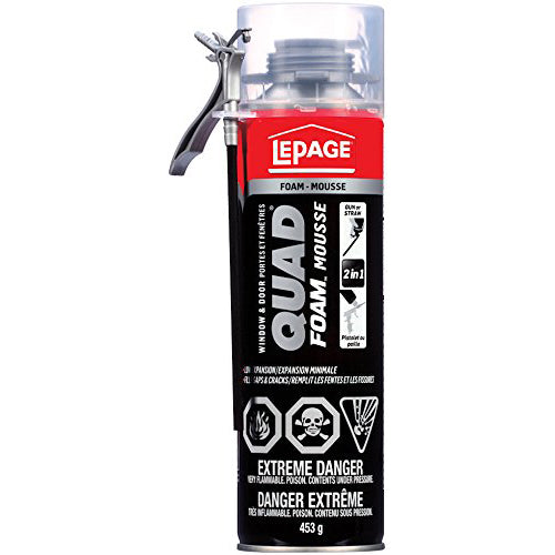 LePage 1880791, QUAD FOAM 2 IN 1 453g