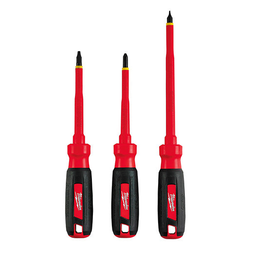 Milwaukee 48-22-2202, 3 pc 1000V Insulated Screwdriver Set