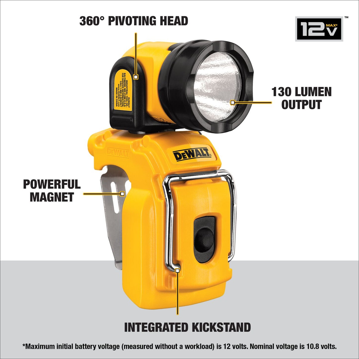 DEWALT DCL510, 12V MAX LED Worklight