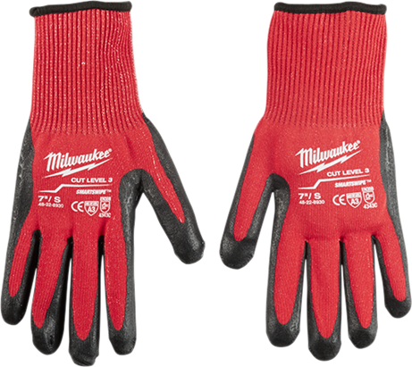 Milwaukee 48-22-8932, Cut Level 3 Dipped Gloves Large (Discontinued)