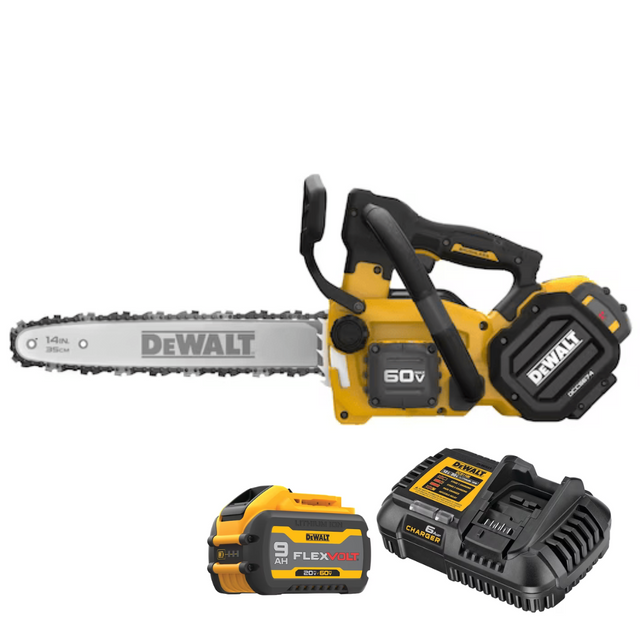 DEWALT DCCS674X2-CA, 60V Max Top Handle 14" Chainsaw Kit