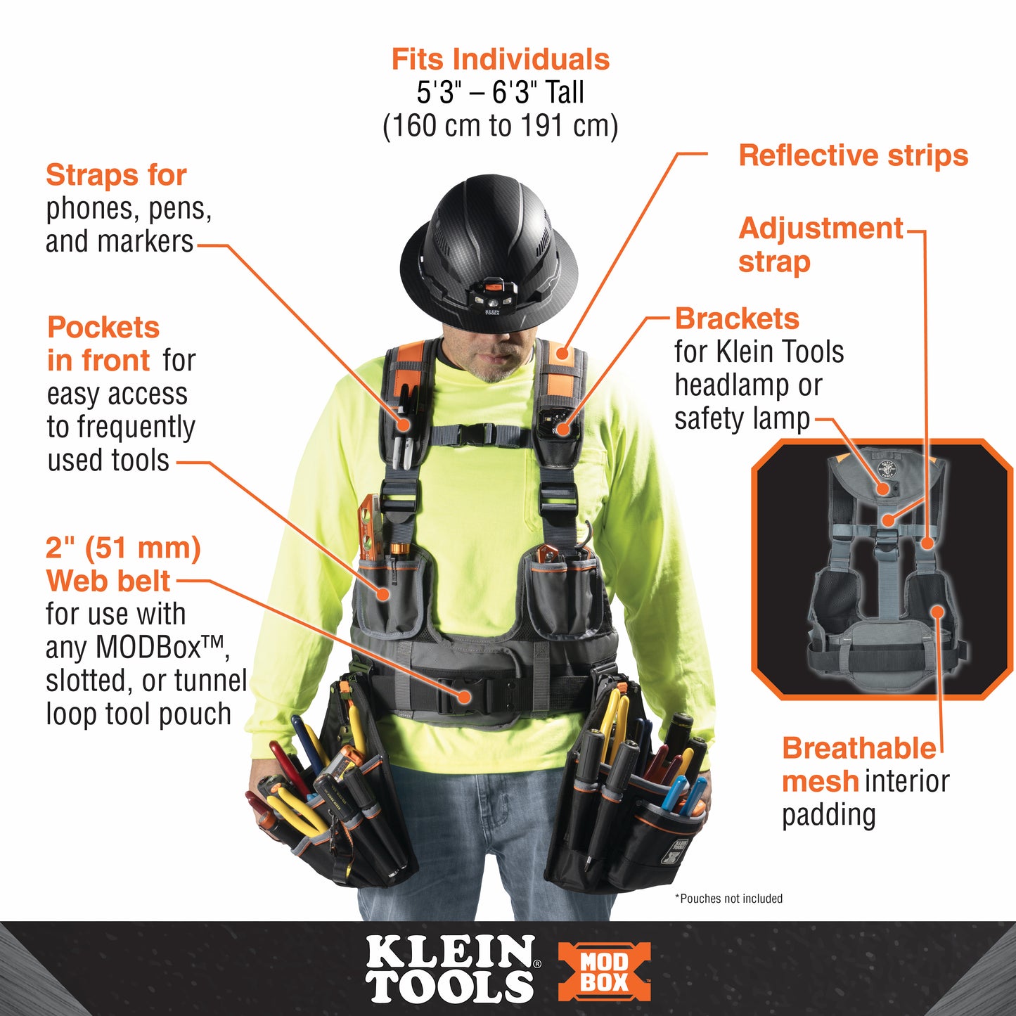 Klein Tools 55828MB, MODbox™ Tool Vest