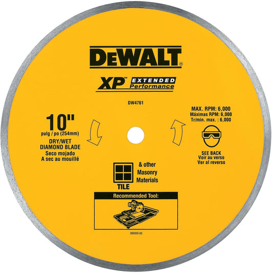 DEWALT DW4761, 10'' Ceramic Tile Blade