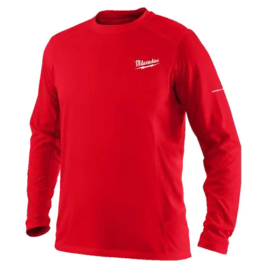 Milwaukee 415R-XL, WORKSKIN LIGHT LS SHIRT - RED XL