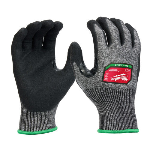 Milwaukee 48-73-7003B, 12 Pair Cut Level 6 High-Dexterity Nitrile Dipped Gloves - XL