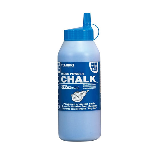 Tajima PLC2-B900, Micro Chalk, ultra-fine chalk, blue, easy-fill nozzle, 907g / 32 oz.
