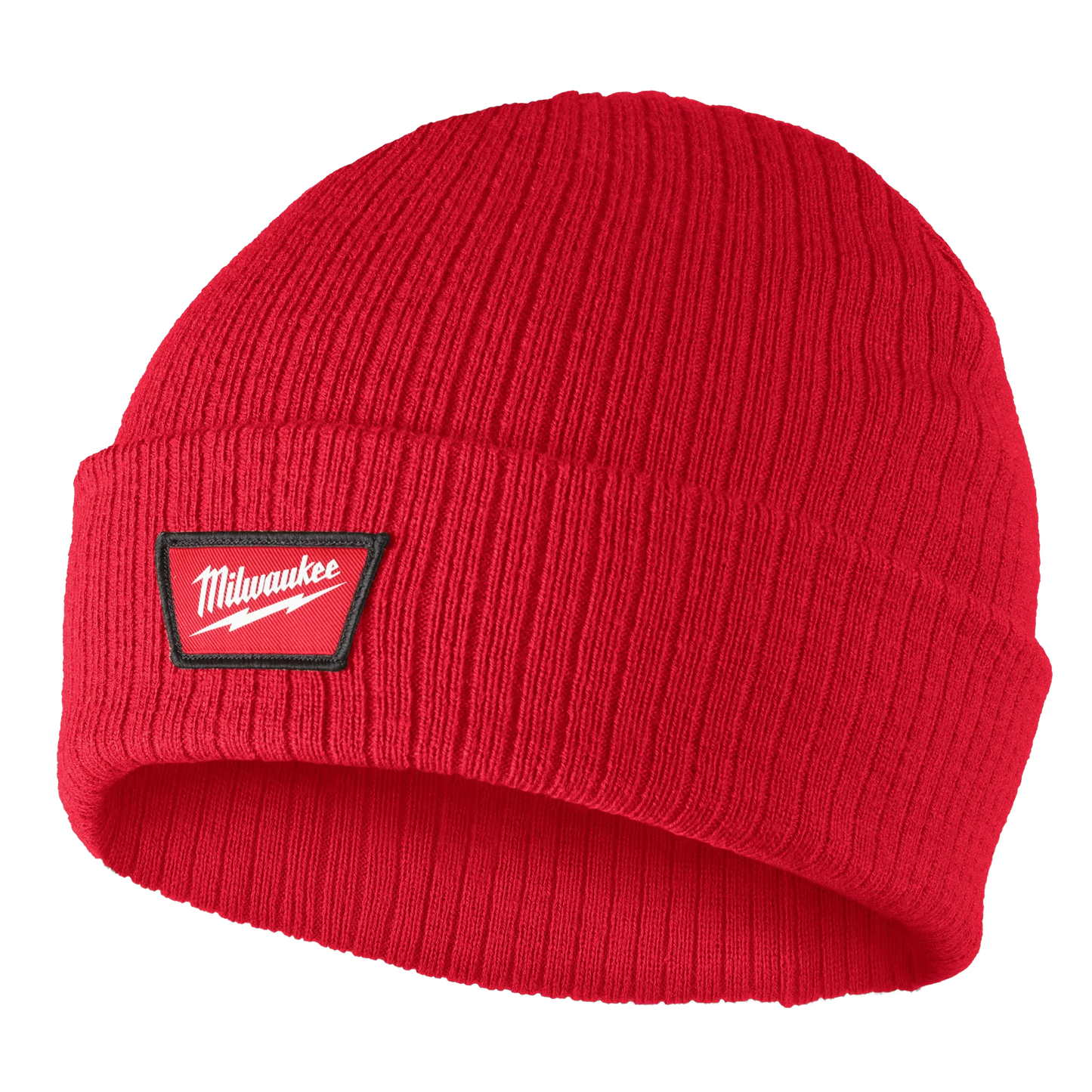 Milwaukee M750R, Rib-Knit Cuffed Beanie - Red