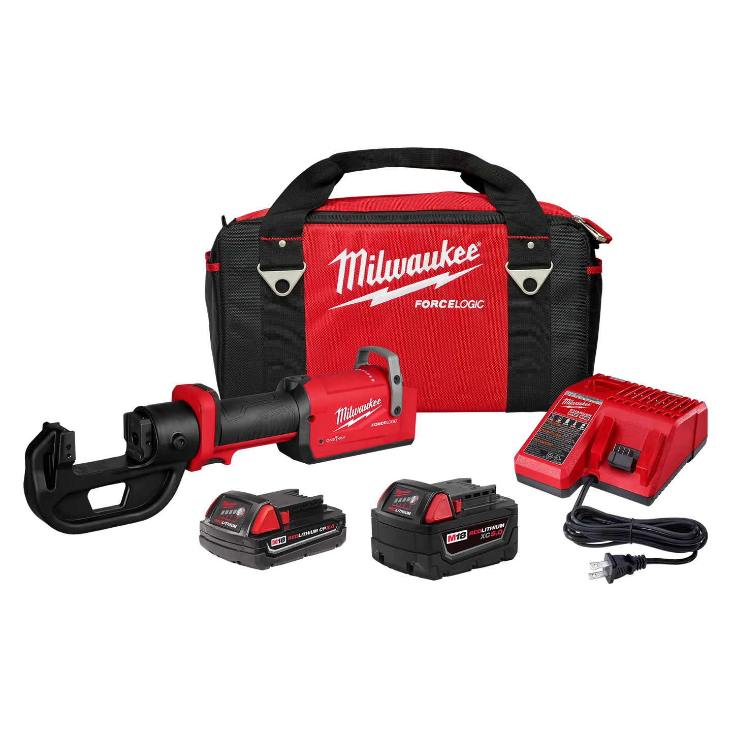 Milwaukee 2878K-22, M18â„¢ FORCE LOGICâ„¢ 12T Kearney Linear Crimper Kit