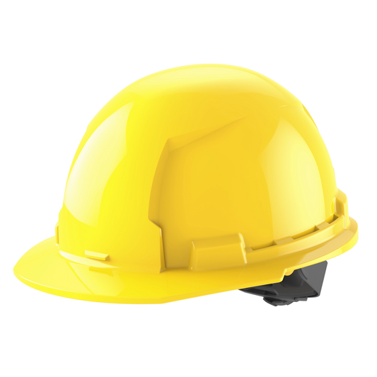Milwaukee 48-73-1102, BOLT™ Yellow Front Brim Hard Hat w/4pt Ratcheting Suspension (USA) - Type 1, Class E